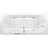 RB Xenz Lagoon bubbelbad 190x90 cm met RB1 whirlpool wit