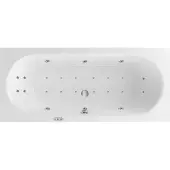 RB Xenz Madeira bubbelbad 160x75 cm met RB2 whirlpool elektrisch mat wit