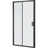 Sanico Salerno douchedeur 160 cm mat zwart