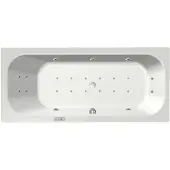 RB Xenz Aruba bubbelbad 180x80 cm met RB2 whirlpool wit