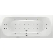 RB Xenz Lagoon bubbelbad 180x80 cm met RB2 whirlpool elektrisch wit