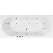 Bestbad Karina bubbelbad 180x80 cm met RB1 whirlpool wit
