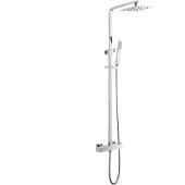 Sanico Palermo opbouw regendouche vierkant chroom