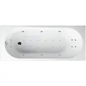 Villeroy & Boch O.Novo bubbelbad 170x75 cm met RB2 whirlpool elektrisch wit