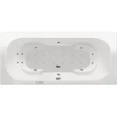 RB Xenz Tanga bubbelbad 180x90 cm met RB2 whirlpool elektrisch wit