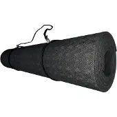 Iron gym Yogamat met Strap Zwart