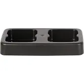 Plafor - Plastic Prullenbak Houder - 2x20L - Zwart
