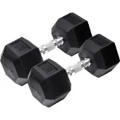 Orange Gym Halterset Hex Dumbbell 2 x 2 KG Zwart