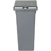 Plafor Fit Afvalemmer met Gesloten Deksel 20L Recycling Grijs/Grijs