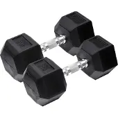 Orange Gym Halterset Hex Dumbbell 2 x 6 KG Zwart