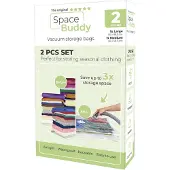 Orange planet Space Buddy - Vacuümzakken Opbergzakken - 2-dlg set