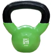 Orange Gym Vinyl Kettlebell 4KG