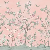 Laura Ashley Eglantine Fotobehang - Planten - 280x300cm - Roze