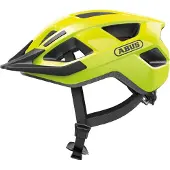 ABUS Fietshelm ADURO 3.0 LED signal yellow L - 58-62 cm - geel - Geschikt voor gebruik op elektrische fietsen - stadsfietsen - 335 g