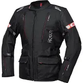 IXS Lorin-ST Zwart Rood Textiele Motorjas Maat S