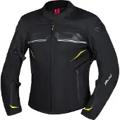 IXS Black Panther-ST motorfiets textieljas, zwart, maat L