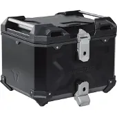 SW-Motech TRAX ADV topkoffer - Aluminium. 38 l. Zwart.