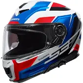 Schuberth S3 Storm, integraalhelm ,Wit/Blauw/Rood/Zwart ,XL (60/61)