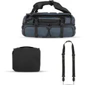 WANDRD Hexad Access Duffel Photo Bundle Duo Aegean Blue + Sling Strap
