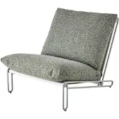 Brafab Blixt loungestoel Light grey-teddy verde