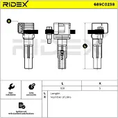 RIDEX 689C0238 Bobine