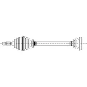 ERA Benelux DA60734 Aandrijfas