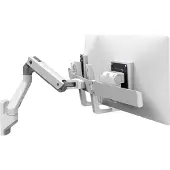 Ergotron HX Dual Arm Wall Mount Wandbeugel voor monitor Aantal monteerbare displays: 2 Display(s) 38,1 cm (15) - 81,3 cm (32) Wit Draaibaar, In hoogte