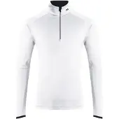 Kjus Skipully Men Feel Half Zip White Black-Maat 54