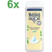 Le Petit Marseillais - LAIT - Douchecrème - 6x 400ml - Voordeelverpakking