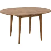 Skye Decor Uitschuifbare tafel van 100 tot 131 cm met massief houten poten vina