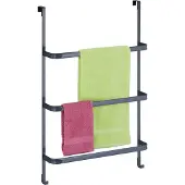 Relaxdays Handdoekhouders + handdoekhaken, Handdoekhouder