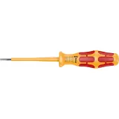 Wera 1060 i VDE-geïsoleerde Kraftform sleuf-schroevendraaier, 0.4 x 2.5 x 80 mm - 05051580001