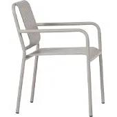 Ebuy24 Stella Stapelbare Tuinstoel - Flint Gray