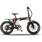 Villette Velocifero TNT vouw-fatbike zwart 20 inch 624Wh