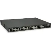 Level One GTP-5271, LevelOne switch, 48x Gigabit Ethernet, model GTP-5271, 4x 10GSFP+, 19 inch, 400W, 48x PoE+