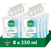 Dettol Handzeep Kamille & Katoenbloesem 250ml - 8 stuks - Voordeelverpakking