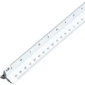Aristo Schaalstok Aristo 30 cm 1:20:25:50:75:100:125