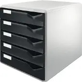 Leitz Ladenblok met 5 laden - Wit/Zwart