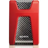 ADATA DashDrive Durable HD650 - Disque dur - 2 To - externe (portable) - 2.5" - USB 3.1 - AES 256 bits - rouge