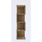 Emob Boekenrek Woody Fashion - 27x25x95cm - eikdecor