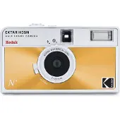 Kodak EKTAR H35N Film Camera oranje- halfframe - halfkleinbeeld - vernieuwde versie van de EKTAR H35