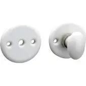 Artitec WC garnituur 8 mm Evelyne porselein wit/glans nikkel