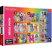 Trefl Modieuze Poppen Collectie Puzzle - 10 in 1 - Voor Kinderen