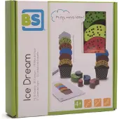 BS Toys IJs Creaties - Hout - Coördinatiespel - 30 kaarten - Meerdere levels - Educatief Speelgoed - Cadeau kind