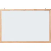 Franken Wit lakleienbord met houten frame, 60 x 40 cm