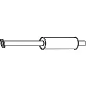 VEGAZ FS-689 Uitlaat middendemper