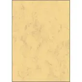 Sigel designpapier - A4 - marmer zandbruin - 200 grams - 50 vel - SI-DP553