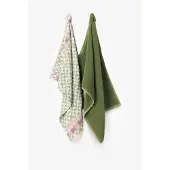 Sissy-Boy Groene handdoek en theedoek