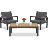 Garden Point Aluminium tuinmeubelset Zakintos Wood Terrace