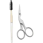 Tweezerman Brow Shaping Scissors & Brush Wenkbrauwschaar & Wenkbrauwborstel Wenkbrauwset 1 st